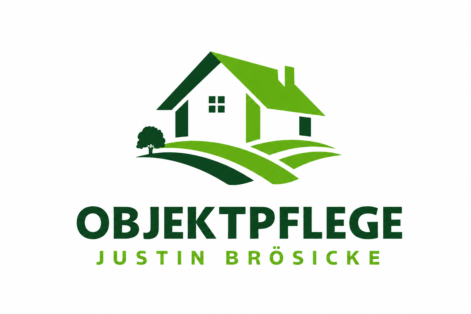 Objektpflege Justin Brösicke Logo