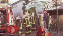Feuerwehreinsatz am Vereinsheim